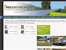 Tablet Screenshot of neo-energy.fr